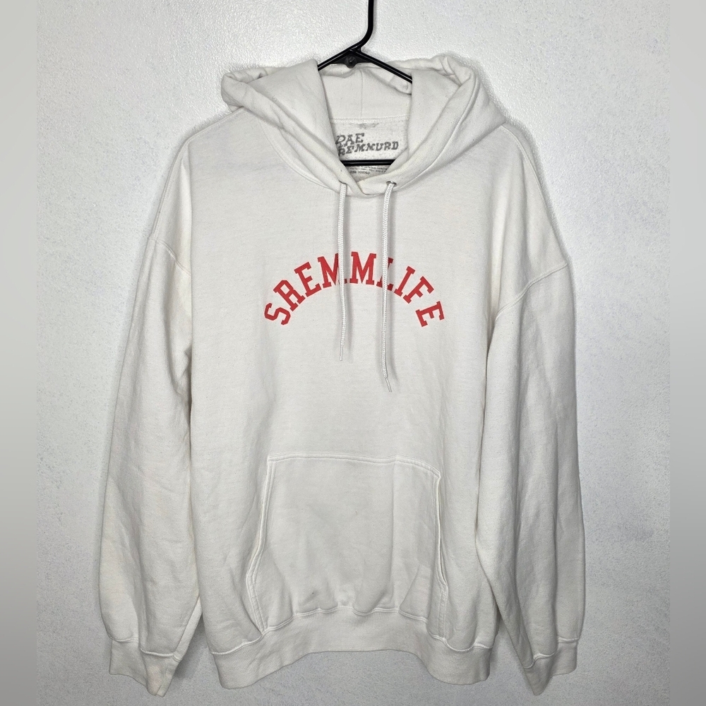 Rae Sremmurd Sremmlife Tour White Rose Hoodie Size XL
